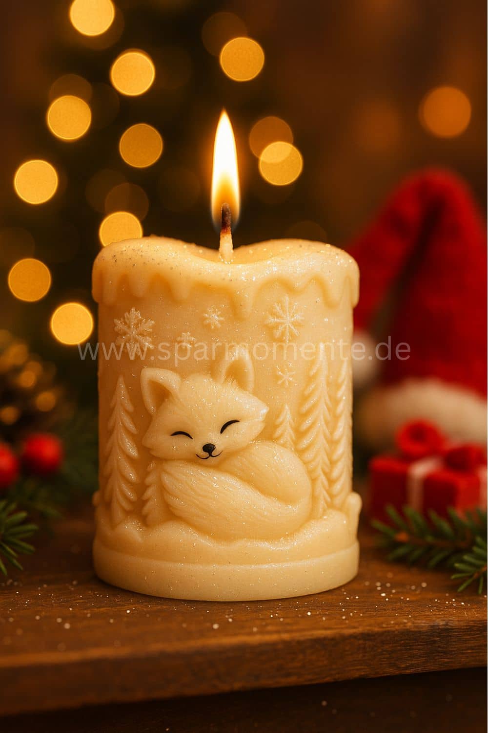 DIY Weihnachtsgeschenke selbstgemachte Kerze
