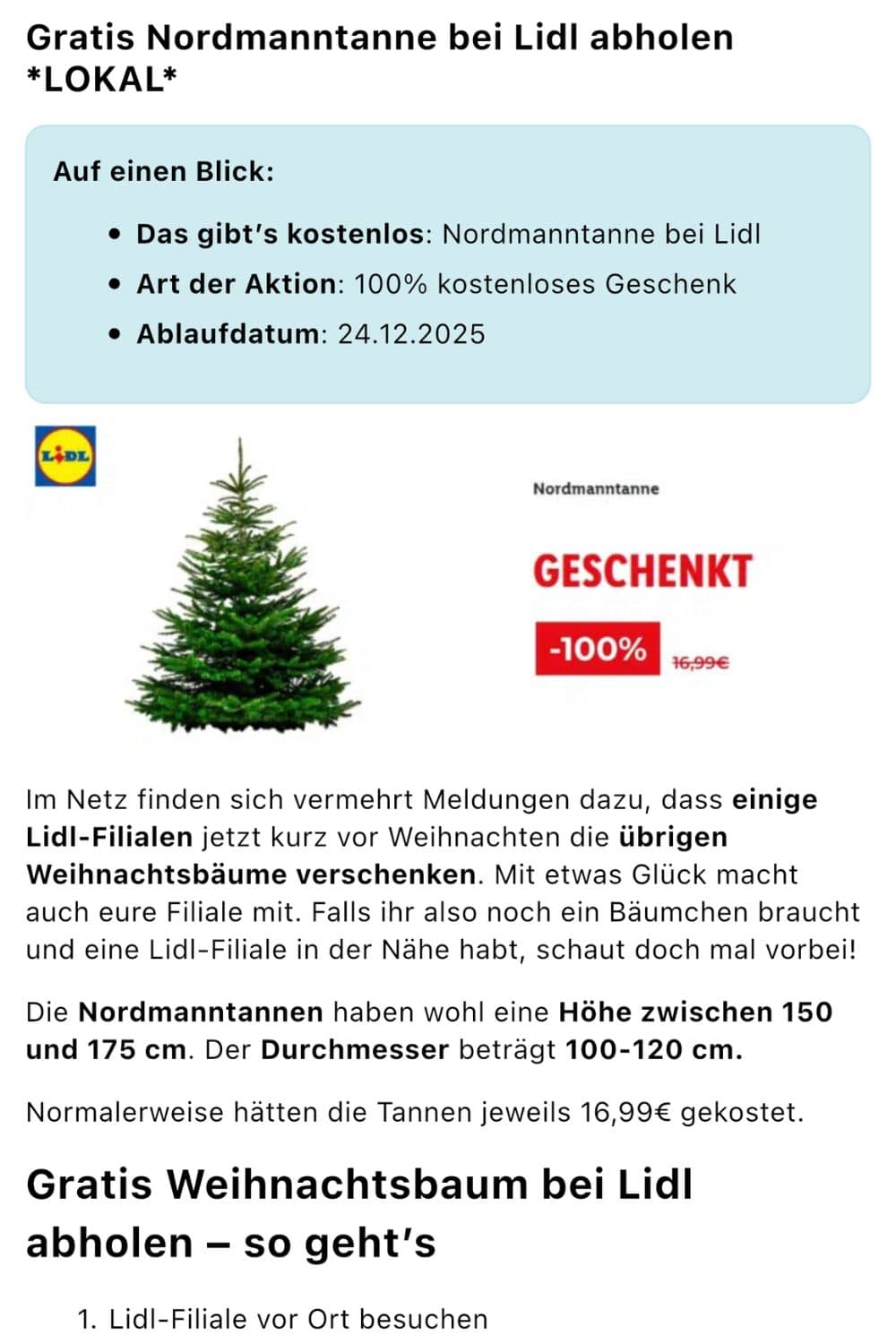 gratis Tannenbaum sparsam leben