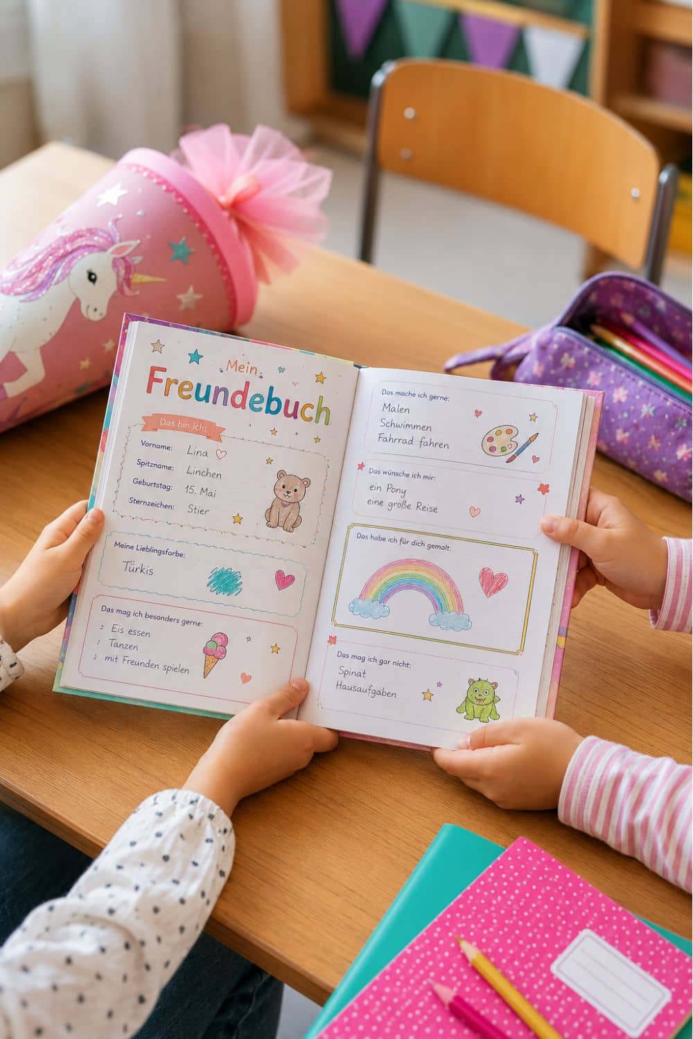 Einschulung-Geschenkideen- Freundebuch