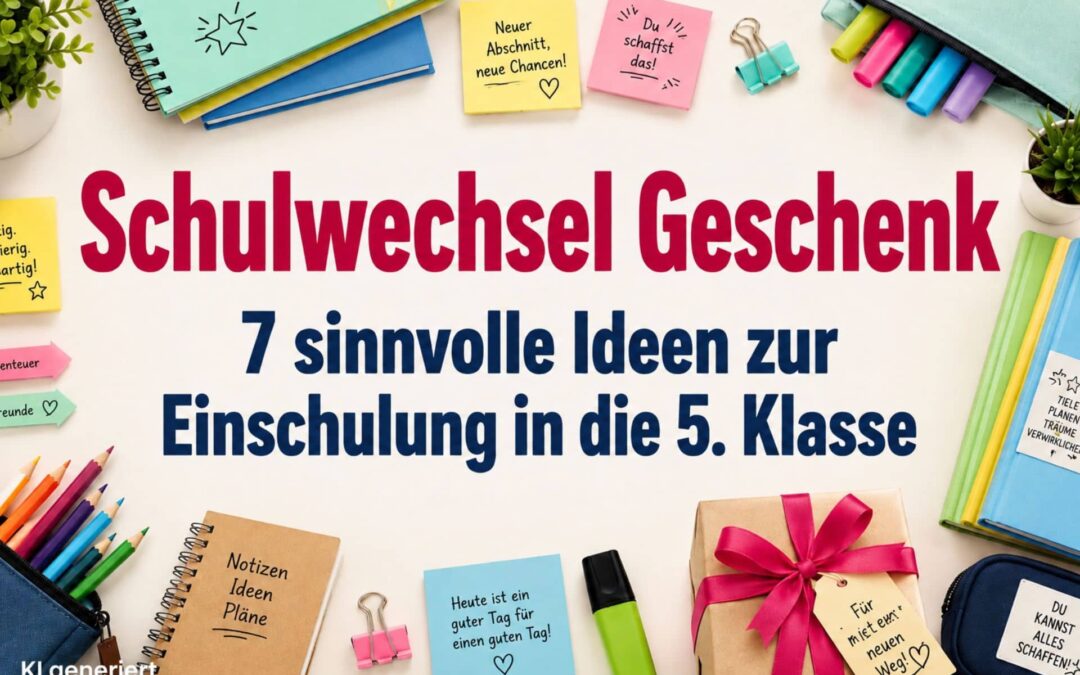 Schulwechsel Geschenk: 7 sinnvolle Ideen zur Einschulung in die 5. Klasse (die wirklich etwas bewirken)