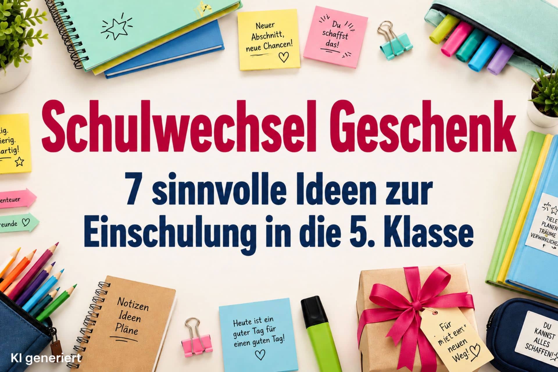 Schulwechsel Geschenk: 7 sinnvolle Ideen zur Einschulung in die 5. Klasse (die wirklich etwas bewirken)